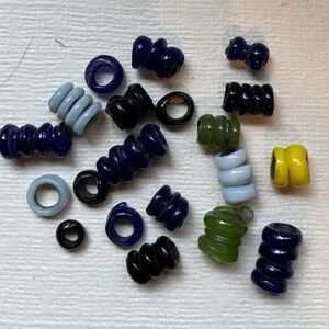 Artist made glass beads
